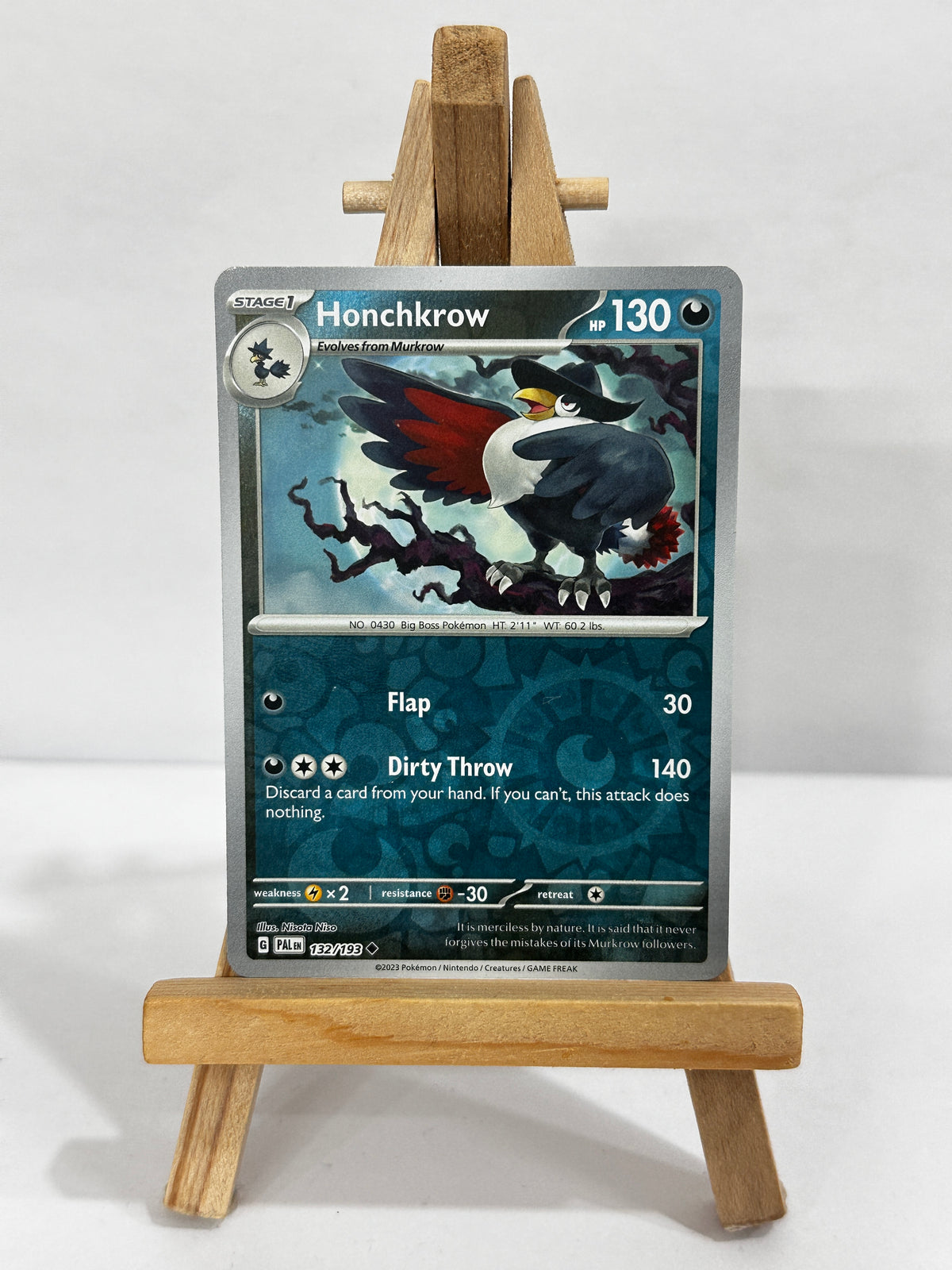 Honchkrow (SV Paldea Evolved) Reverse Holo