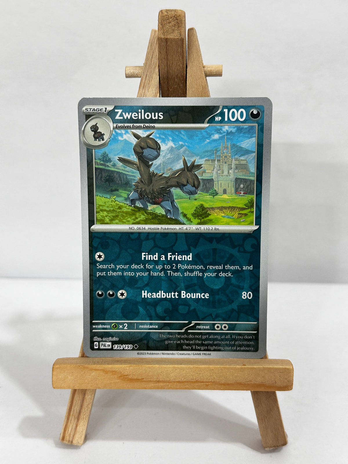 Zweilous (SV Paldea Evolved) Reverse Holo