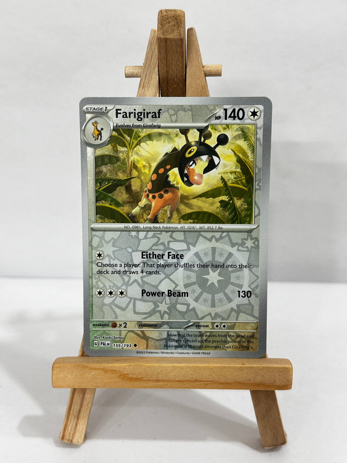 Farigiraf (SV Paldea Evolved) Reverse Holo