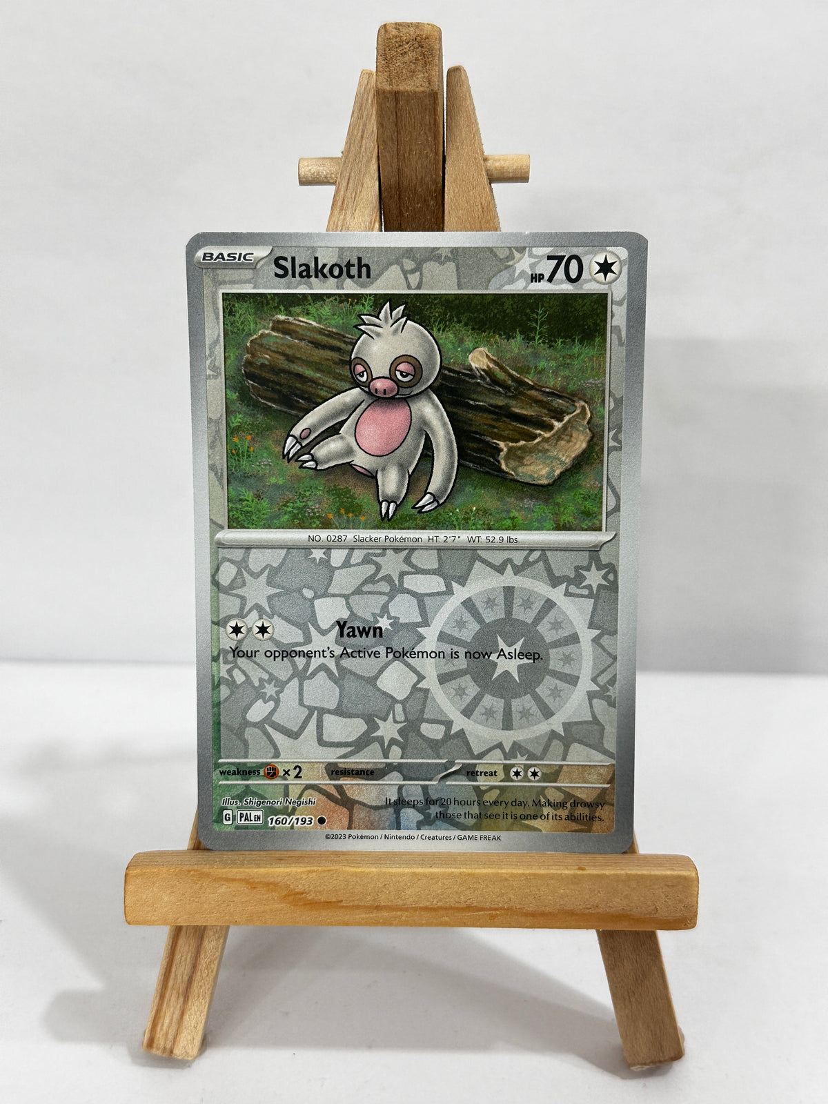 Slakoth (SV Paldea Evolved) Reverse Holo
